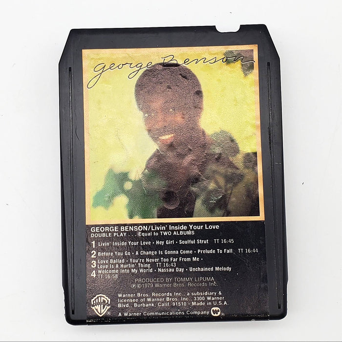 George Benson Livin' Inside Your Love 8-Track Tape Album Warner Bros. 1979