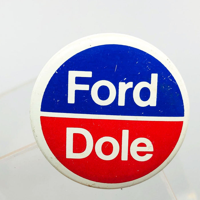 Ford Dole Button Pin 1.25" Gerald Bob Political Campaign President Committee 12