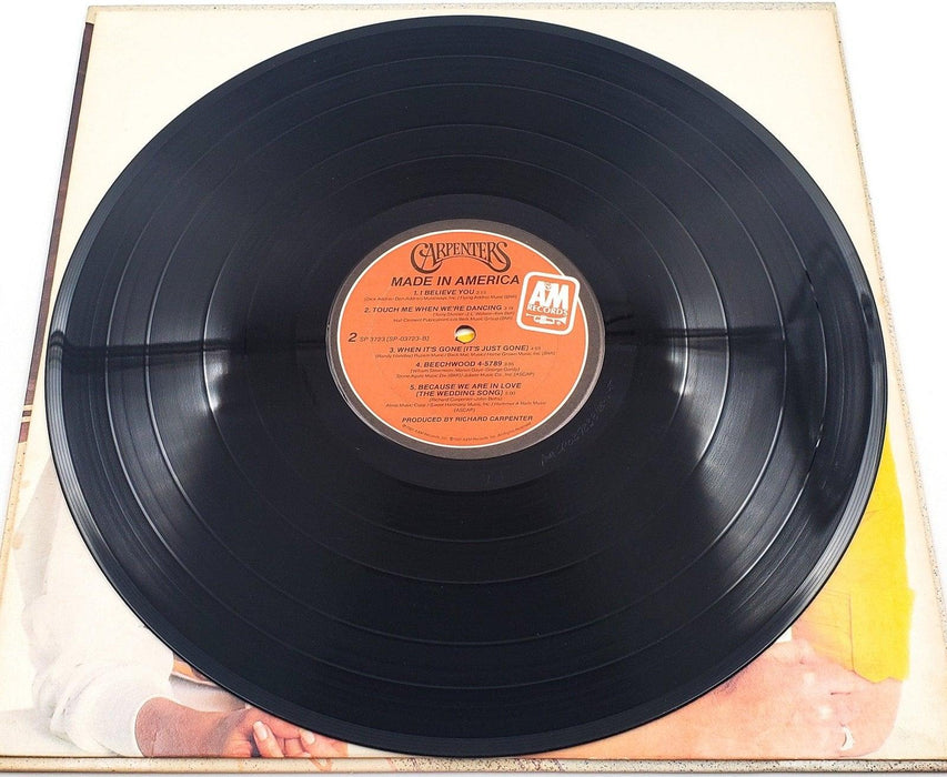 Carpenters Made In America 33 RPM LP Record A&M 1981 7