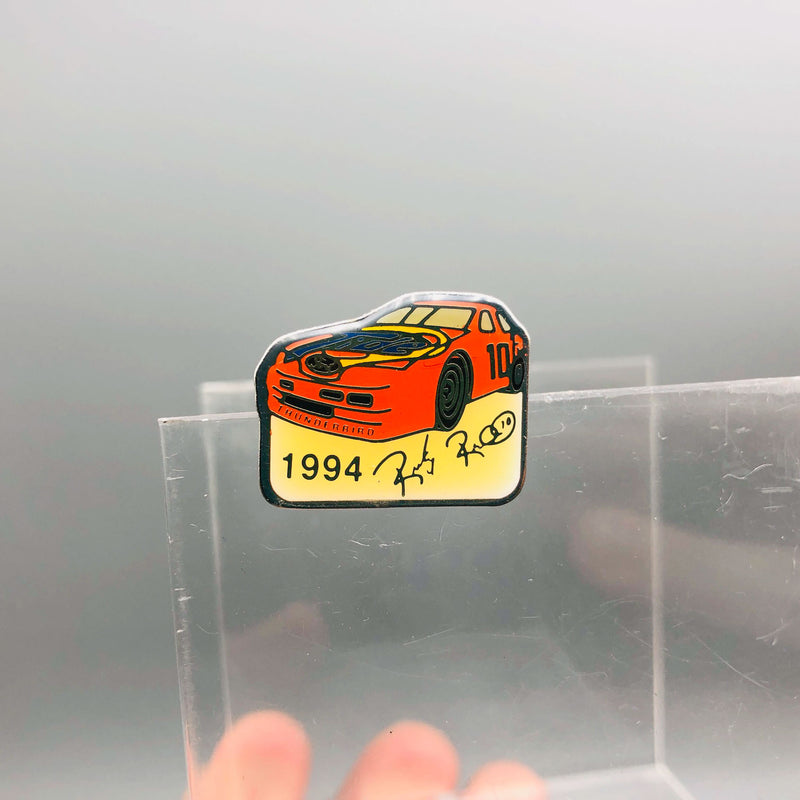 Ricky Rudd Nascar Lapel Pin Tide 10 Ford Thunderbird 1994 Enamel Pinback Racing