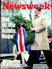 Newsweek Magazine May 13 1985 Reagan Trade Embargo Nicaragua West Germany Talks 1