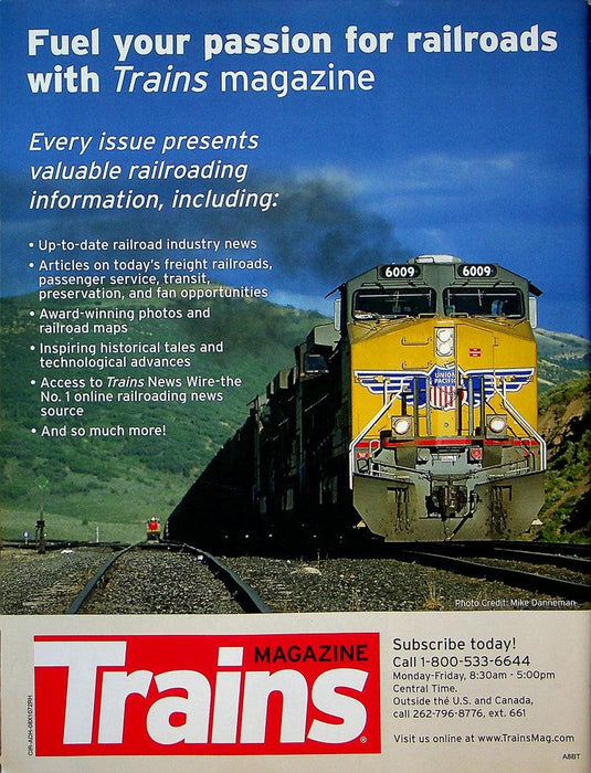 Trains Railroading Magazine October 2008 Vol 68 No 10 Working Railroad For You?