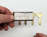 5x Dexter 62CM Key Blanks 6 Pin USA Made Vintage Tarnished NOS 4