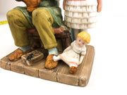 Norman Rockwell Figurine Statue The Shoemaker 1981 Annual Collector's Club 4