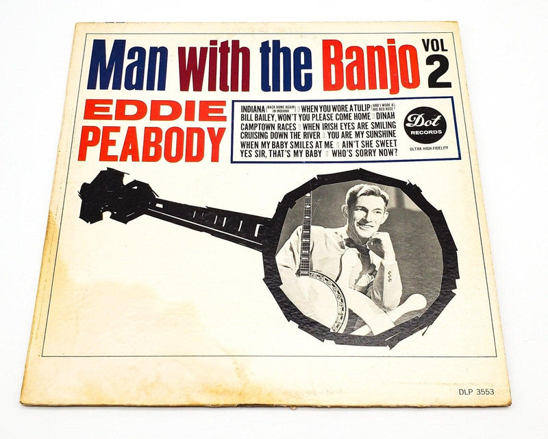 Eddie Peabody Man With The Banjo, Vol. 2 33 RPM LP Record Dot Records 1963 1