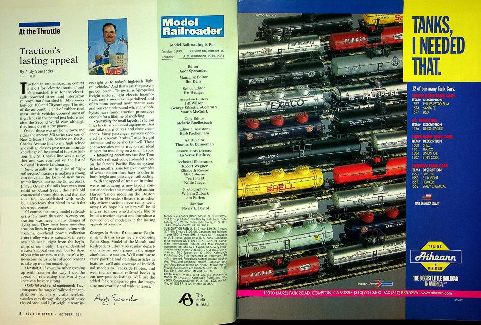 Model Railroader Magazine October 1999 Vol 66 No 10 California Dreaming