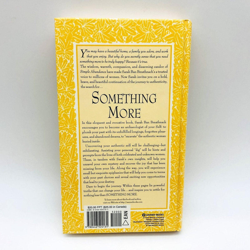 Something More Hardcover Sarah Ban Breathnach 1998 Spiritual Life Women Self 2