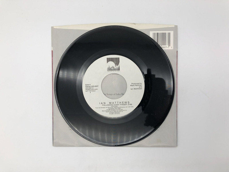 Ian Matthews Following Every Finger Record 45 Single WS-0027 Winham Hill 1988 4