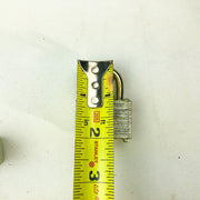 2ct Vintage No 22 Master Lock Padlock 1" Shackle New NOS Keyed Different 5