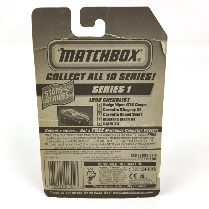 Matchbox 1998 Corvette Stingray III Stars & Stripes #2 of 75 1:64