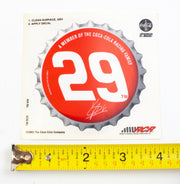 Kevin Harvick Signature Coca Cola Bottle Cap Decal - Nascar | Lot of 16 2