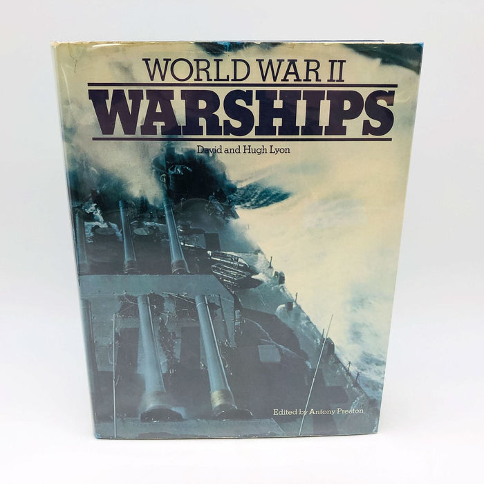 World War 2 Waships Hardcover David Lyon 1976 1st Edition US Navy British D-Day 1