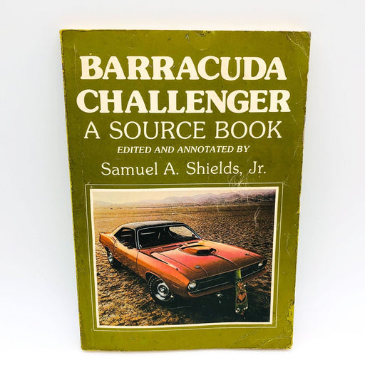 Barracuda Challenger Source Book Paperback Samuel A. Shields 1983 1st Edit Print 1