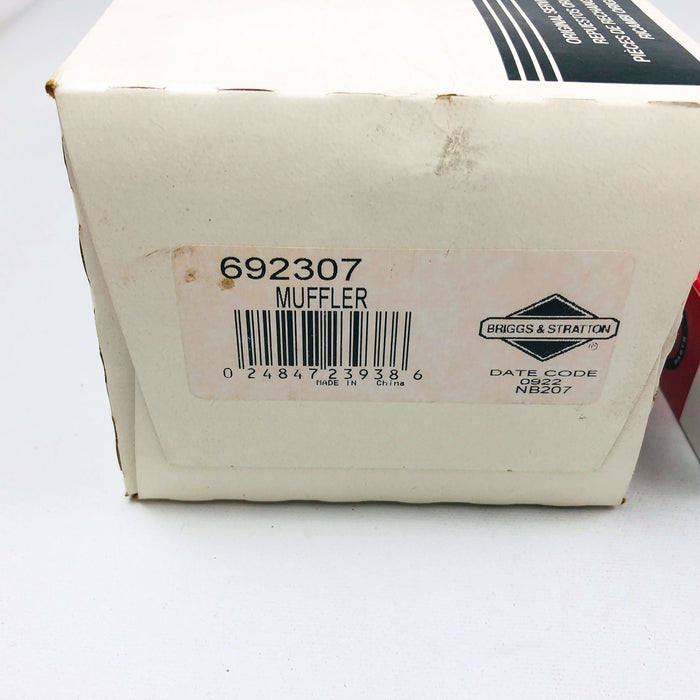 Briggs and Stratton 692307 Muffler With Prepack 497947 Genuine OEM New NOS