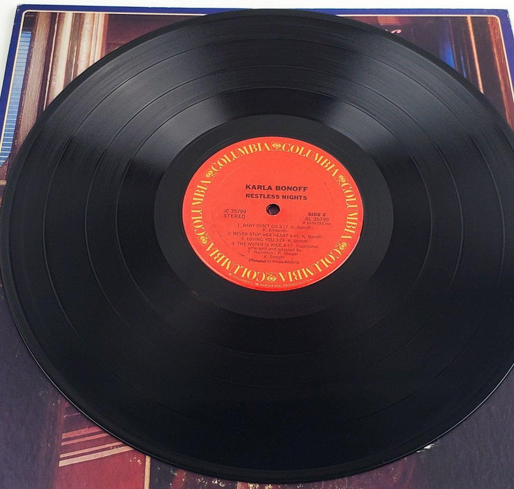 Karla Bonoff Restless Nights Record 33 RPM LP JC 35799 Columbia 1979 4
