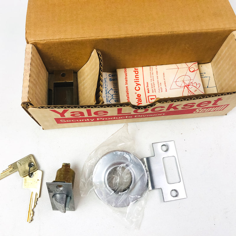 Yale Classroom Utility Lockset 5308 LF Litchfield 380N 26D Satin Chrome New NOS