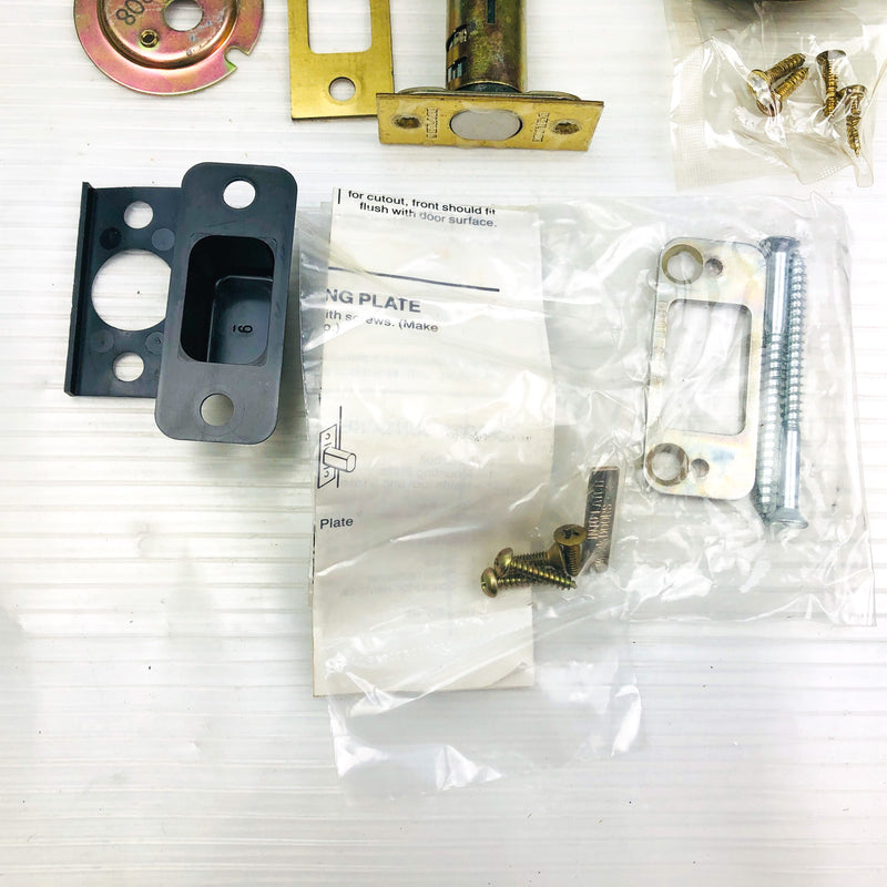 Schlage Turn Bolt No Cylinder Unit B180N-609 Antique Brass 12-192 Latch New NOS