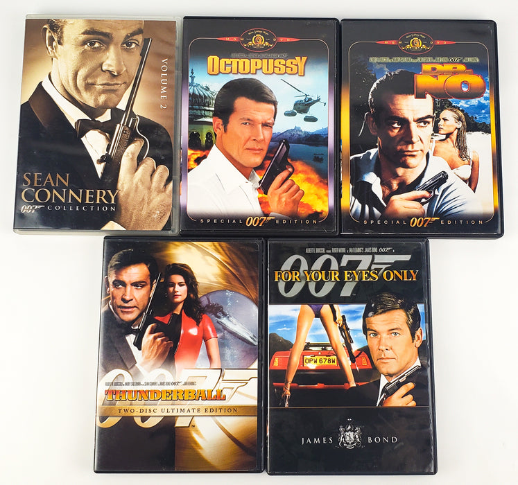 James Bond 007 Movies: Thunderball, Your Eyes Only, Dr No & More 6 Movies