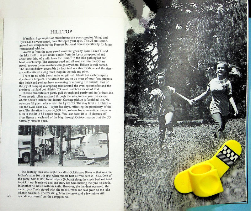 Bob Hirsch's Guide To Camping In Northern Arizona Booklet 1975 Grand Canyon