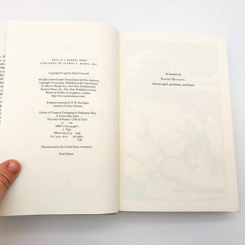 The Tailor Of Panama Hardcover John Le Carre 1996 British Spy Affair 1st Edition 8