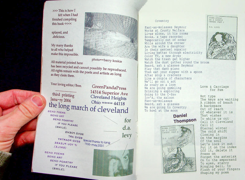 The Long March Of Cleveland Zine Martin Juredine 3rd Printing 2004 Bree DIY Man