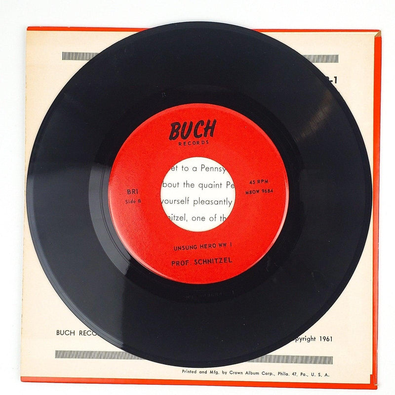Professor Schnitzel Pennsylvania Dutch Spoken Here Abouts Record 1961 4