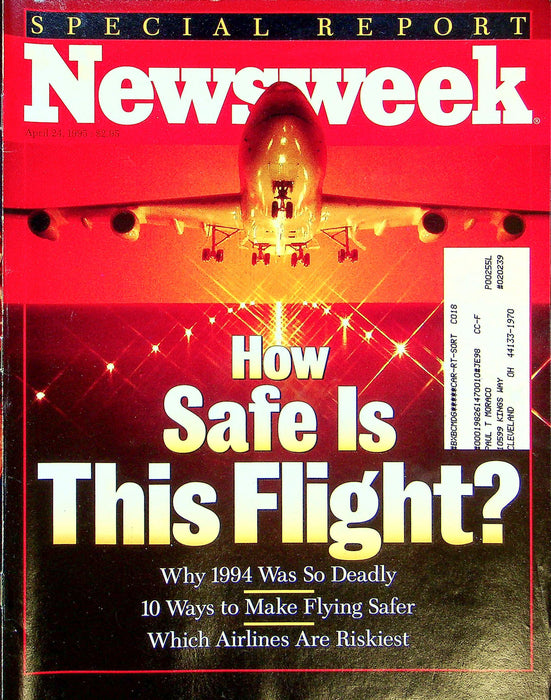 Newsweek Magazine April 24 1995 20th Anniversary Vietnam War Airplane Crashes