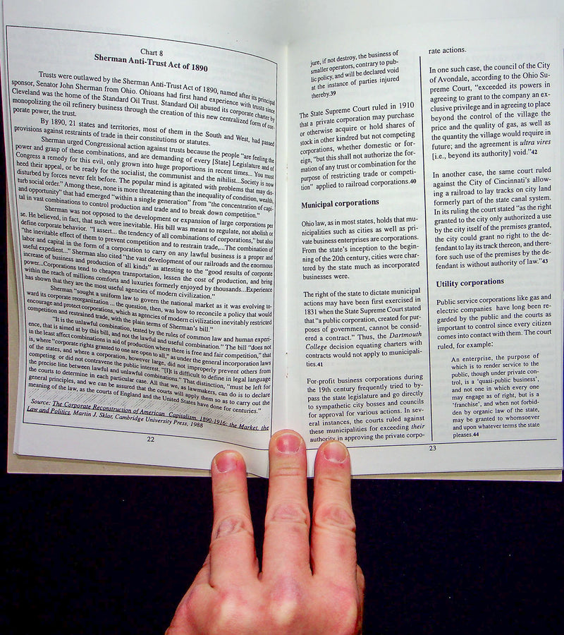 Citizins Over Corporations Zine 1999 2nd Printing History of Democracy in Ohio