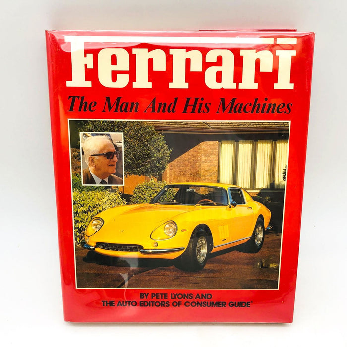 Ferrari The Man And His Machines Hardcover Pete Lyons 1989 1st Edition Cars 1