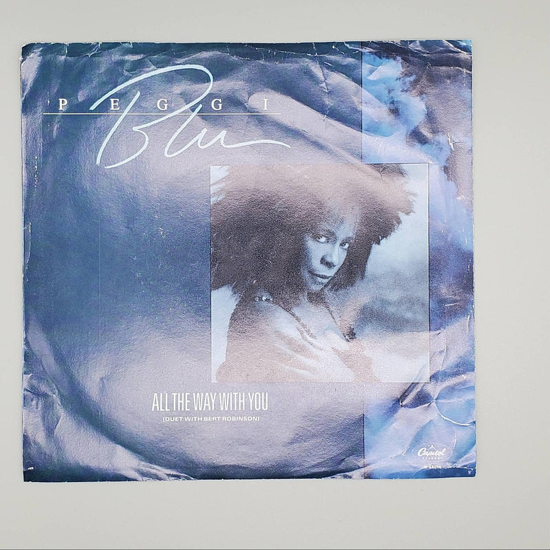 Peggi Blu All The Way With You Single Record Capitol Records 1987 B-44014 1