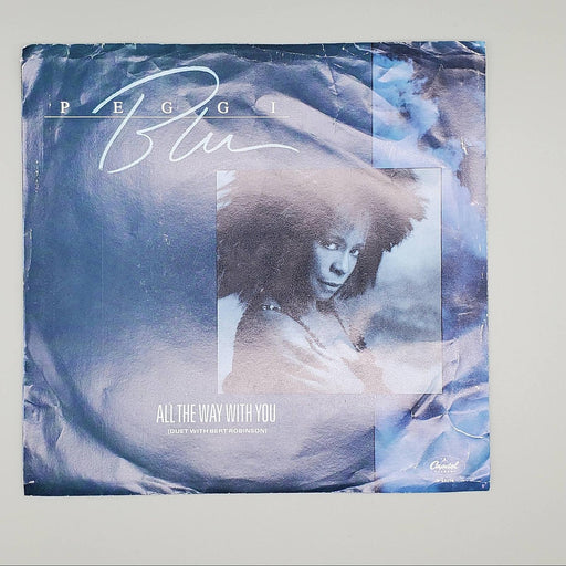Peggi Blu All The Way With You Single Record Capitol Records 1987 B-44014 1