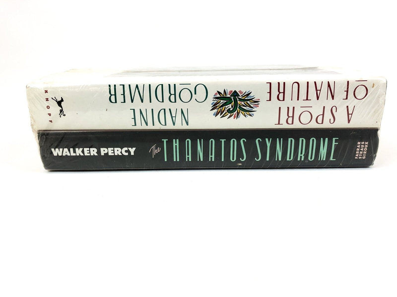 Lot of 2 The Thanatos Syndrome, A Sport of Nature 1987 HardCover | NEW SEALED 5