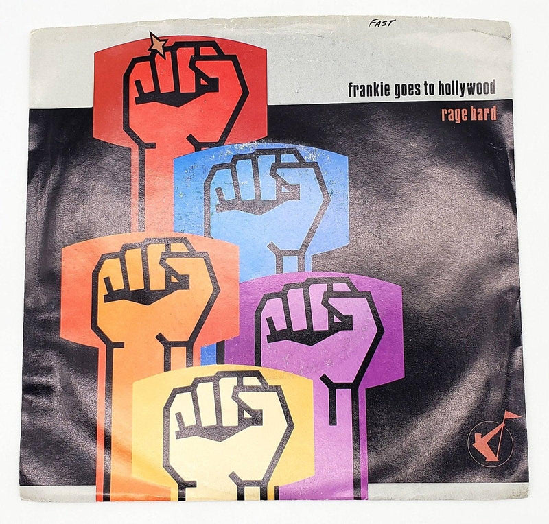 Frankie Goes To Hollywood Rage Hard 45 RPM Single Record Island 1986 7-99502 1