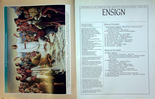 Ensign Magazine April 1993 Vol 23 No 4 Tabernacle Chior In Israel 2