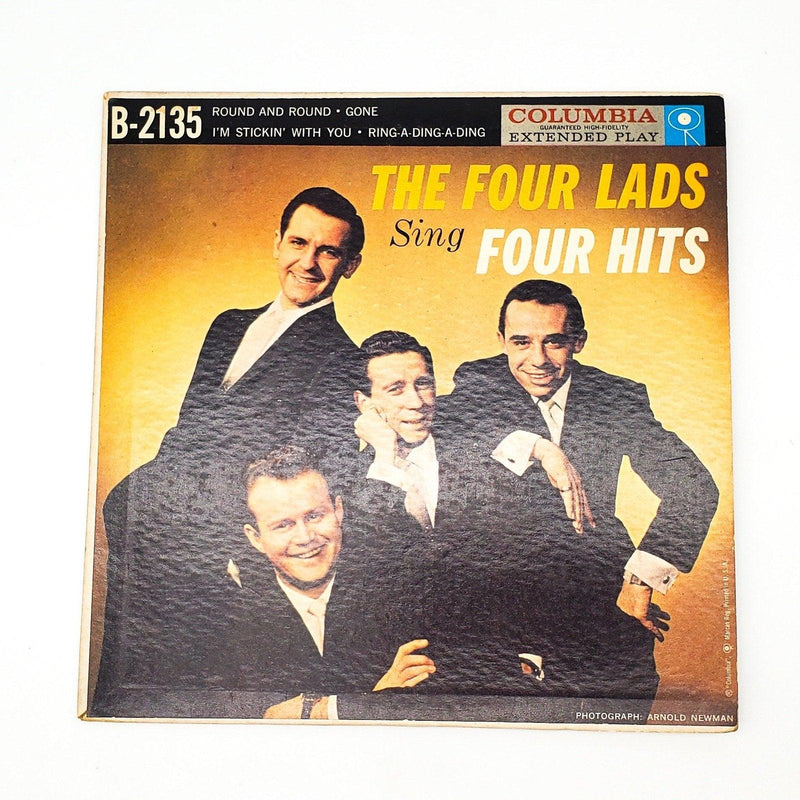 The Four Lads Sing Four Hits 45 RPM EP Record Columbia B-2135 1