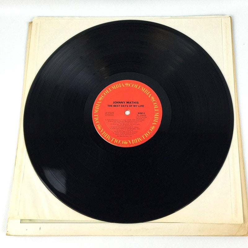 Johnny Mathis The Best Days of My Life Record 33 RPM LP JC 35649 Columbia 1979 4