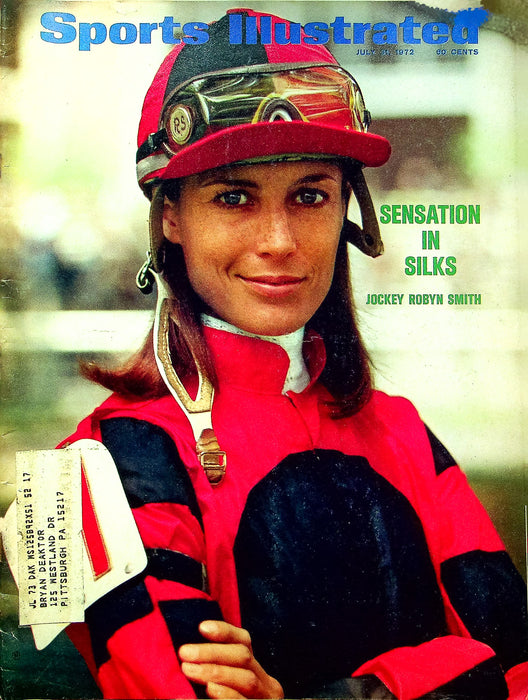 Sports Illustrated Magazine July 31 1972 Horse Jockey Robyn Smith Kentucky Derby