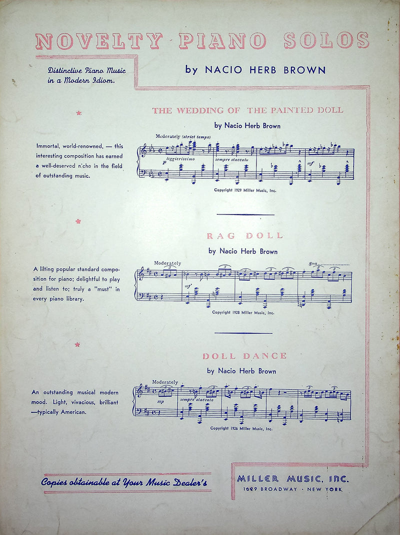 Vintage Sheet Music Make Believe Island Glenn Miller 1940 Kenny Grosz Piano Love 2