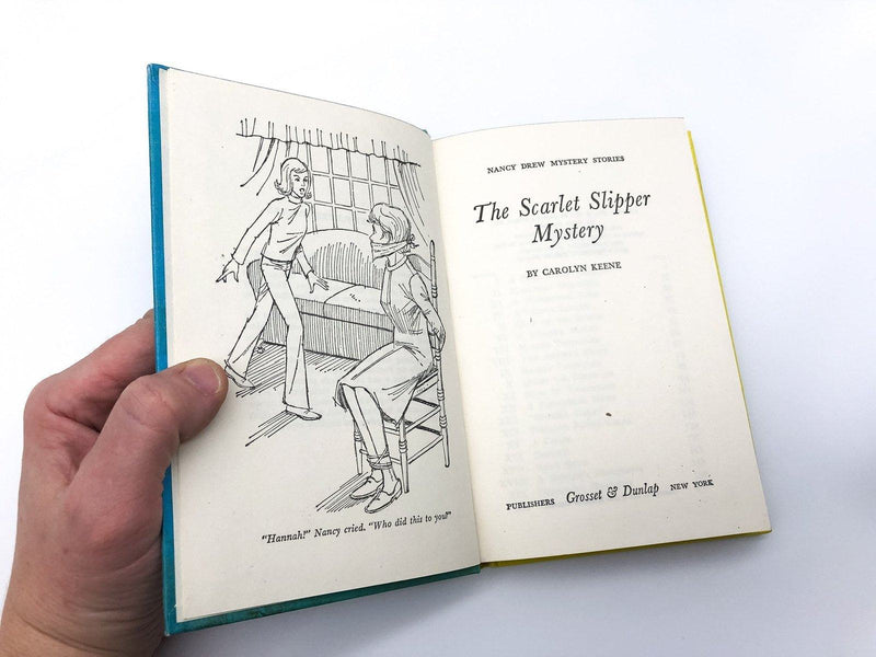 Nancy Drew The Scarlet Slipper Mystery No 32 Carolyn Keene 1974 Grosset Matte 6