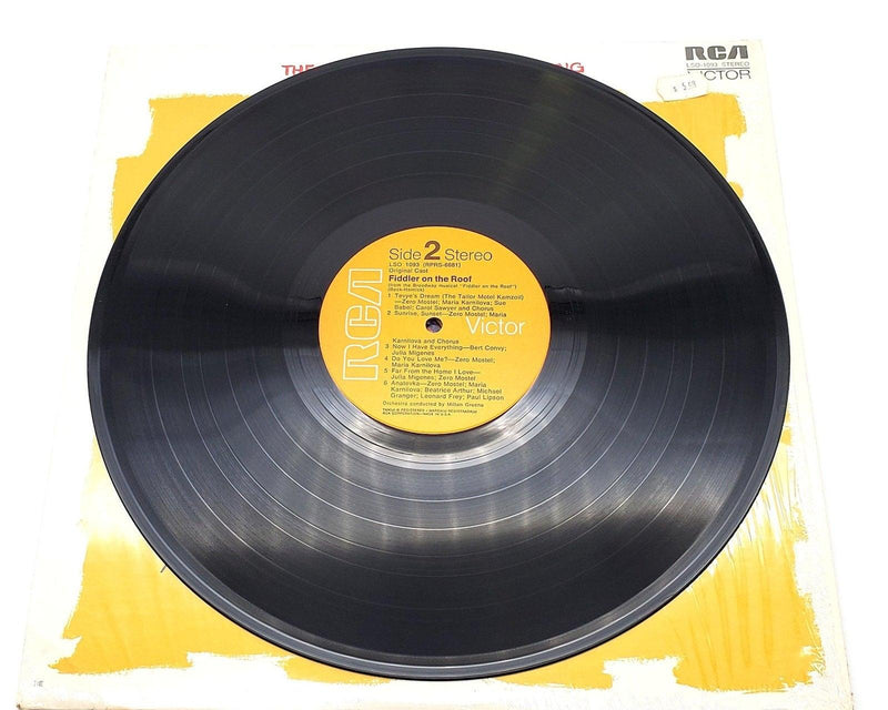 Zero Mostel In Fiddler On The Roof Cast Recording 33 RPM LP Record RCA 1964 6