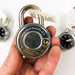 3ct Master Key Controlled Combination Lock Padlock No 1525 1.25" Hasp New in Box 9