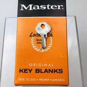 10x Master Lock Co 120 K Key Blanks Vintage Master Padlock Uncut New Old Stock 3