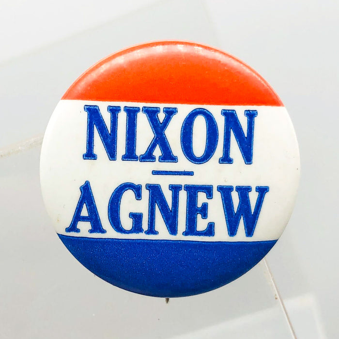 Richard Nixon Spiro Agnew Political Button 1" Pinback Presidential Campaign 2