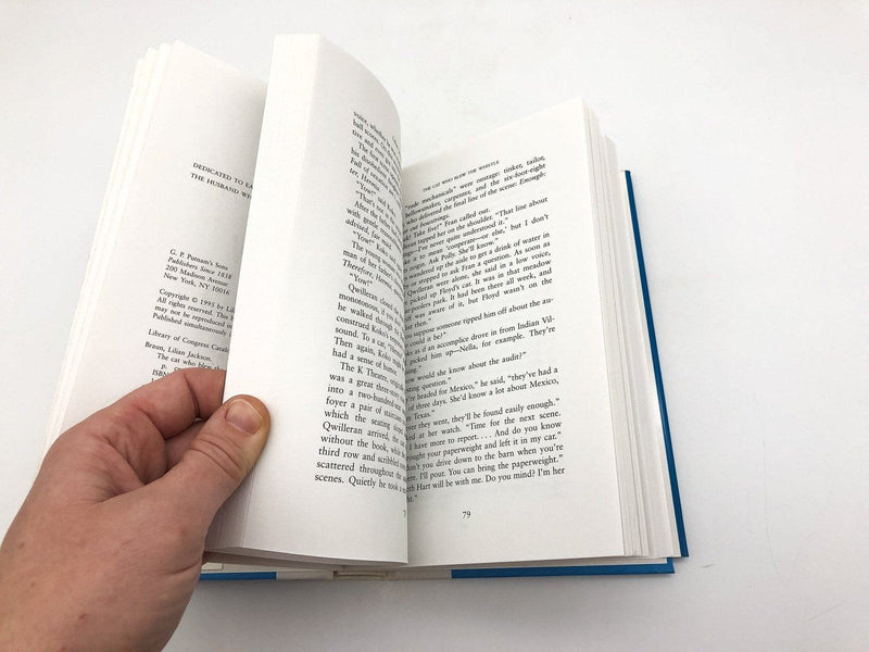 The Cat Who Blew the Whistle Lilian Jackson Braun 1995 G.P. Putnam First Edition 10