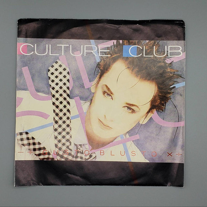 Culture Club Gusto Blusto Single Record Epic 1986 34-06133 PROMO 1