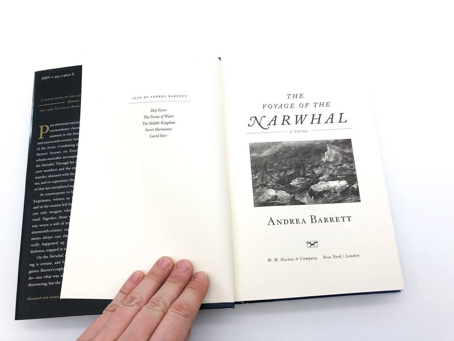 The Voyage of the Narwhal Andrea Barrett 1998 WW Norton First Edition Print Hard 8