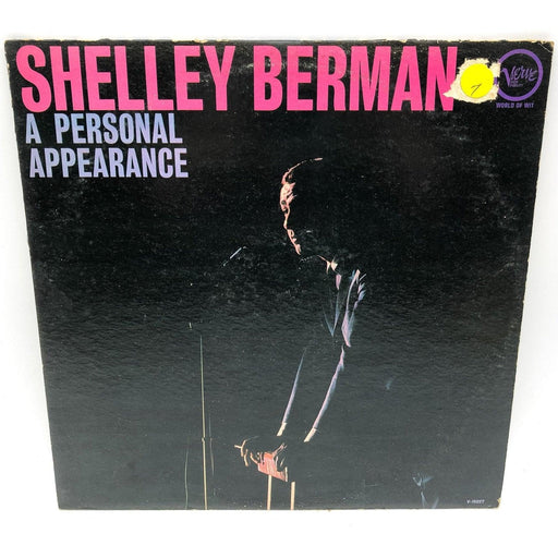 Shelley Berman A Personal Appearance Record 33 RPM LP V-15027 Verve Records 1961 1