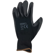 Polyurethane Palm Coated Gloves 3 Pairs Work Safety PU Cordova 6896CL Large 3