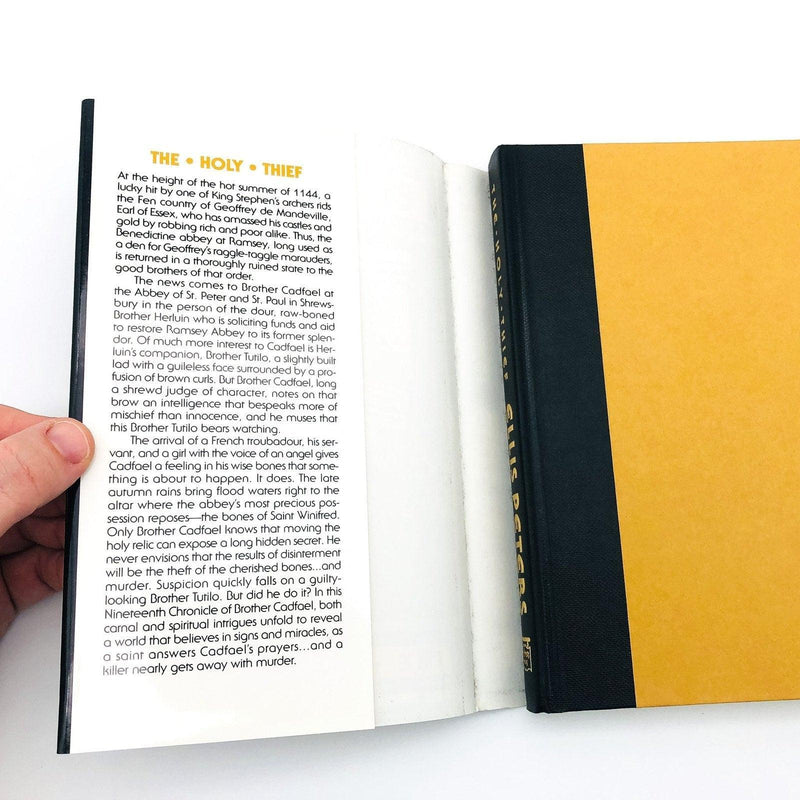 The Holy Thief Hardcover Ellis Peters 1992 12th Century Europe 19th Chronicle 6