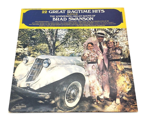 Brad Swanson 22 Great Ragtime Hits 33 RPM 2xLP Record Thunderbird 1974 1
